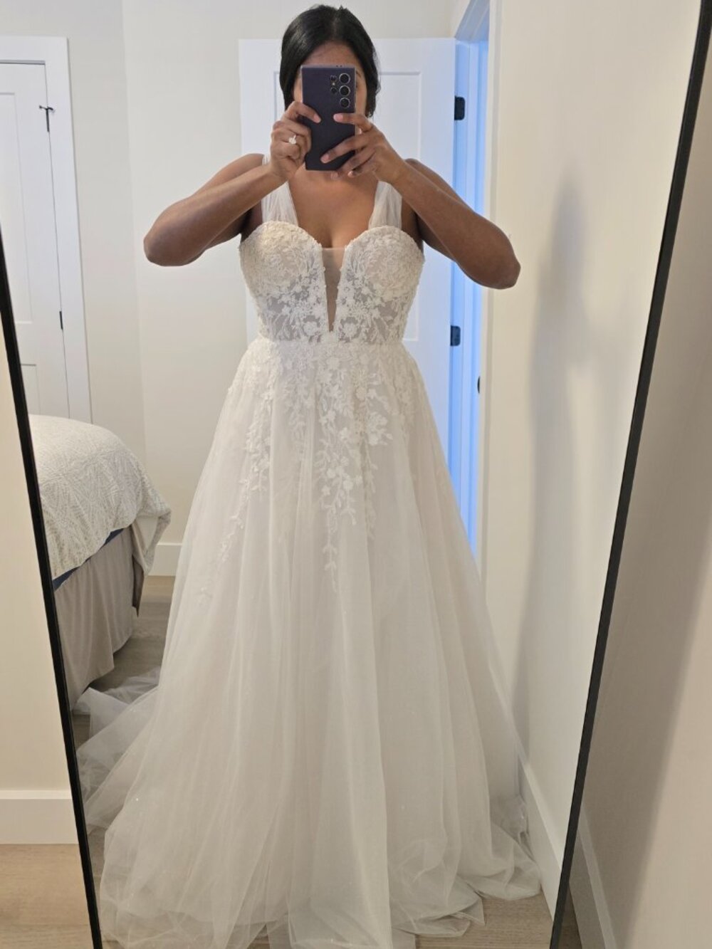 Sparkly Wedding Dress (Size 10)